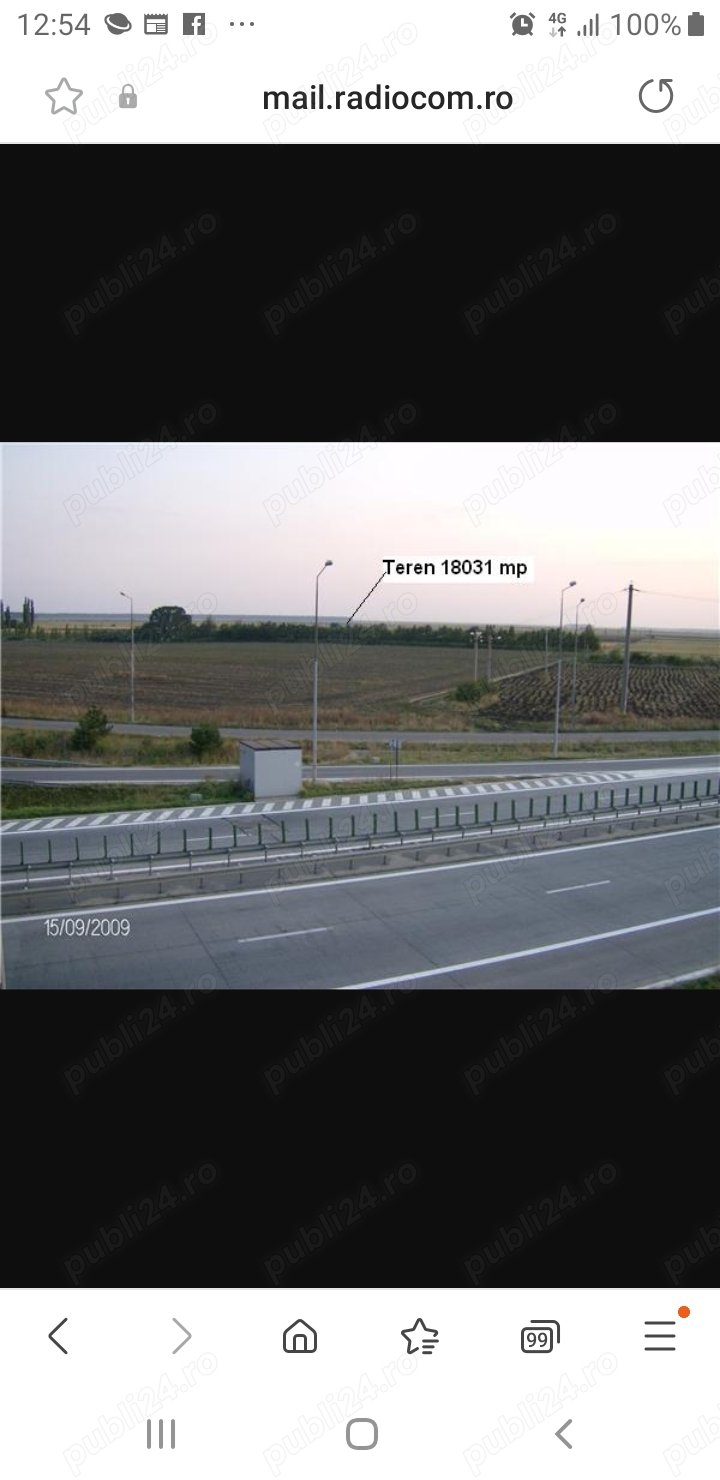 Vand teren 18031mp zona autostrada A2