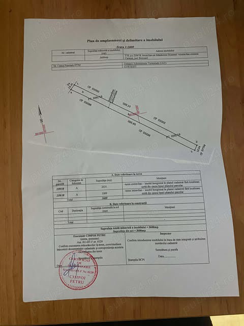 Teren de vanzare in Manastirea Doamnei comuna Curtesti