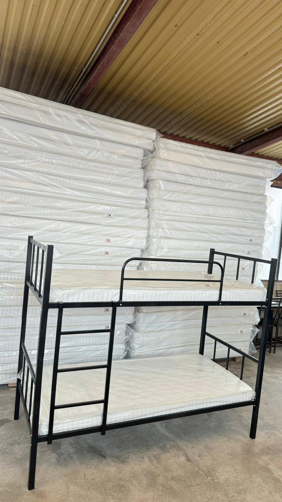  Paturi Metalice Suprapuse in stoc cu livrare imediata!