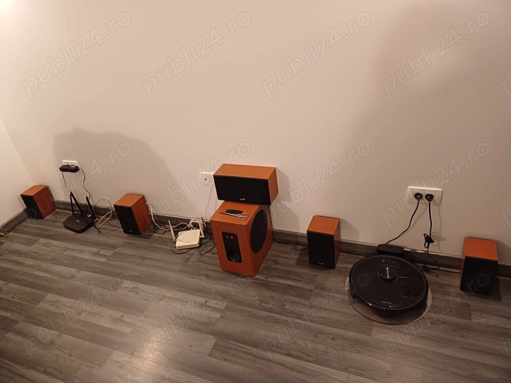 Vand sistem audio Genius 5.1, vechi cu bas mai pronuntat 