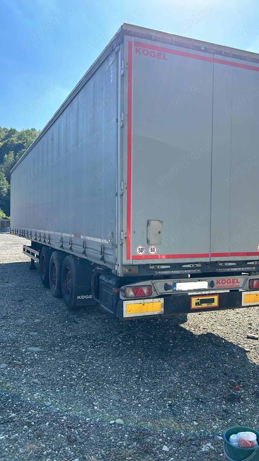 vand 3 semiremorci kogel- an fabricatie 2016- 7.500 euro, 2017-10.500 euro si 2   euro