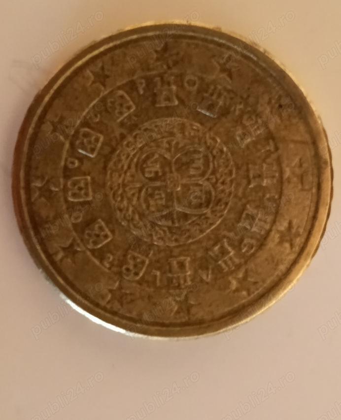 Monedă istorică bimetalică, Portugalia 2001 2002