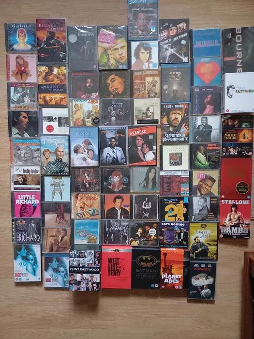 FILME,Muzica,casete audio,DVD,BLU RAY,multe RARITATI,unele unicate,multe SIGILATE,cu SUBTITRARE roma