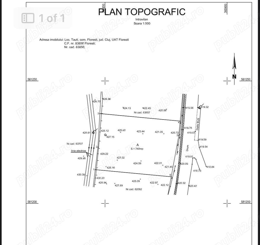 Teren de Vânzare în Tăuți, Florești Cluj | Locație Ideală pentru Investiție sau Construcție