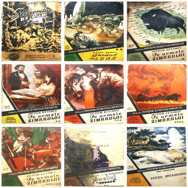 colecția Povestiri științifico-fantastice 67 volume