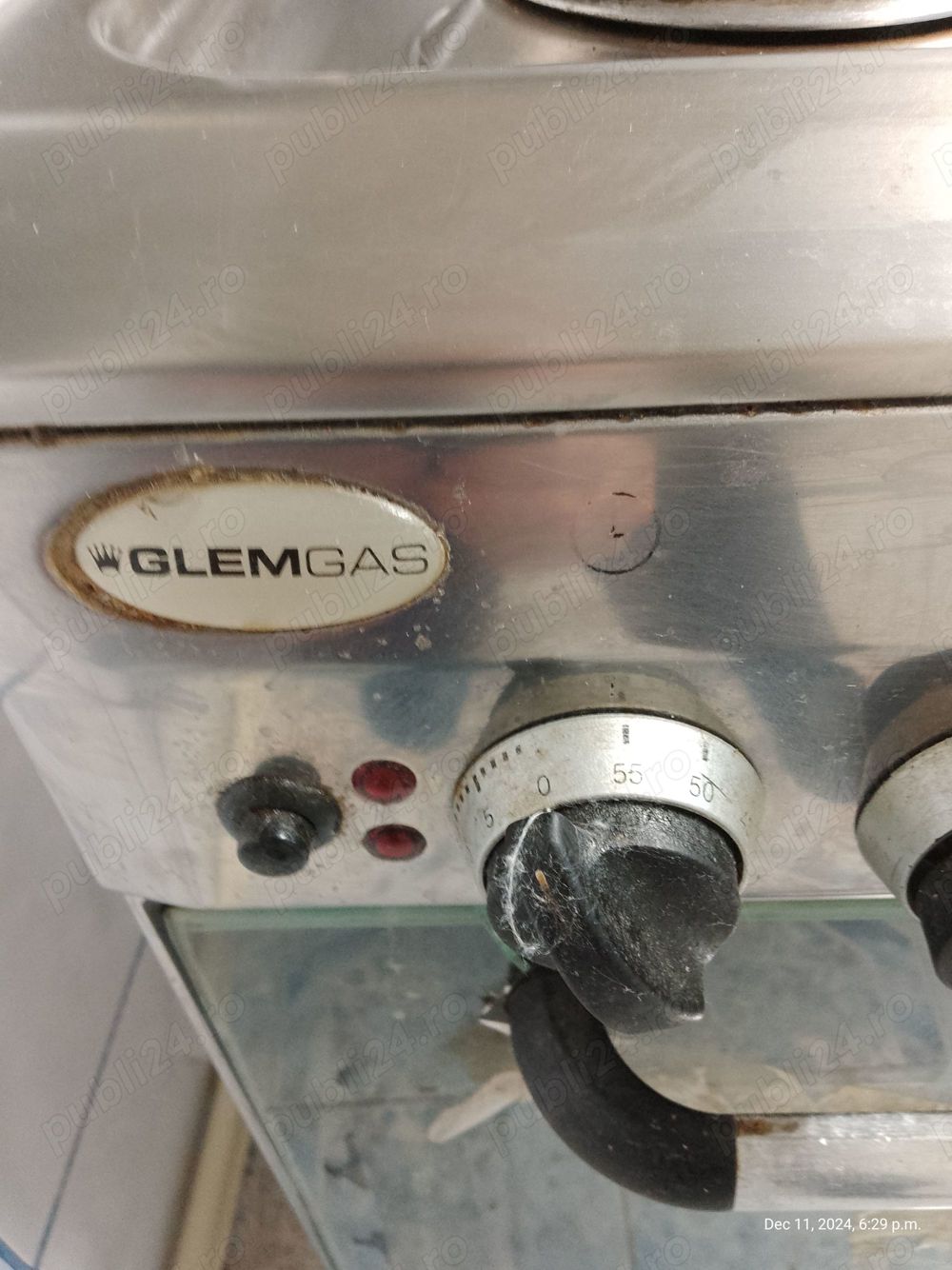 Aragaz GlemGas inox folosit 