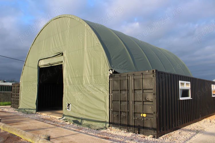 Cort container 12m x 12m pe containere de 40"