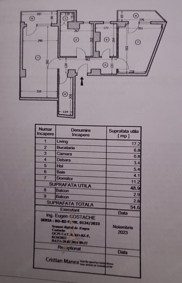 Apartament 2 camere decomandat unirii