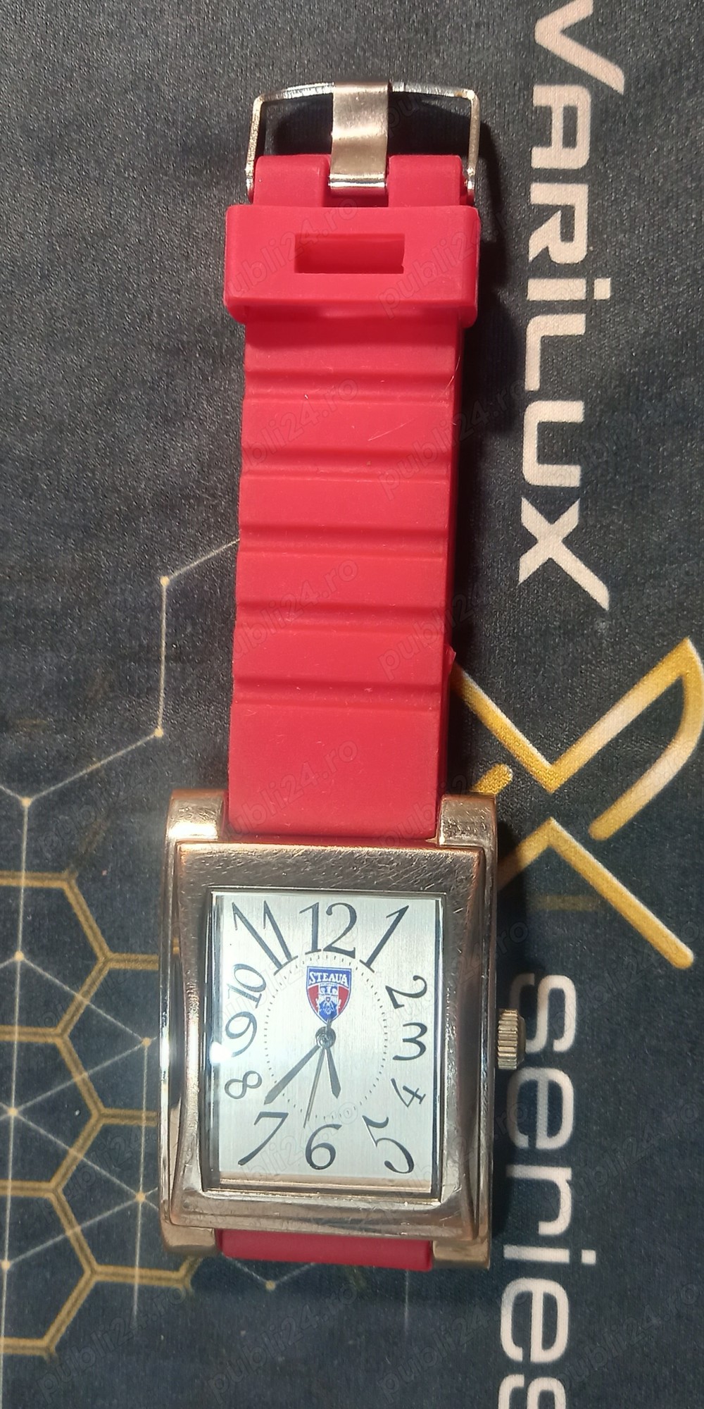 ceas de mână, bărbătesc, logo CSA Steaua, funcțional