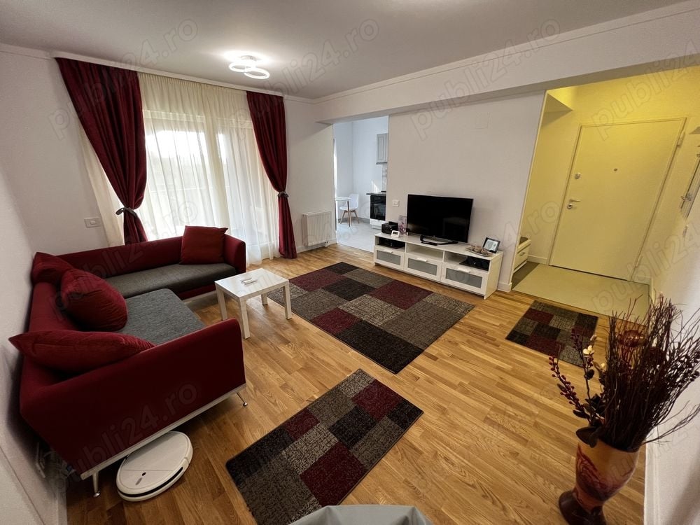 Apartament cu 2 camere de inchiriat-Bucurestii Noi-Marmura Residence-centrala+loc de oarcare