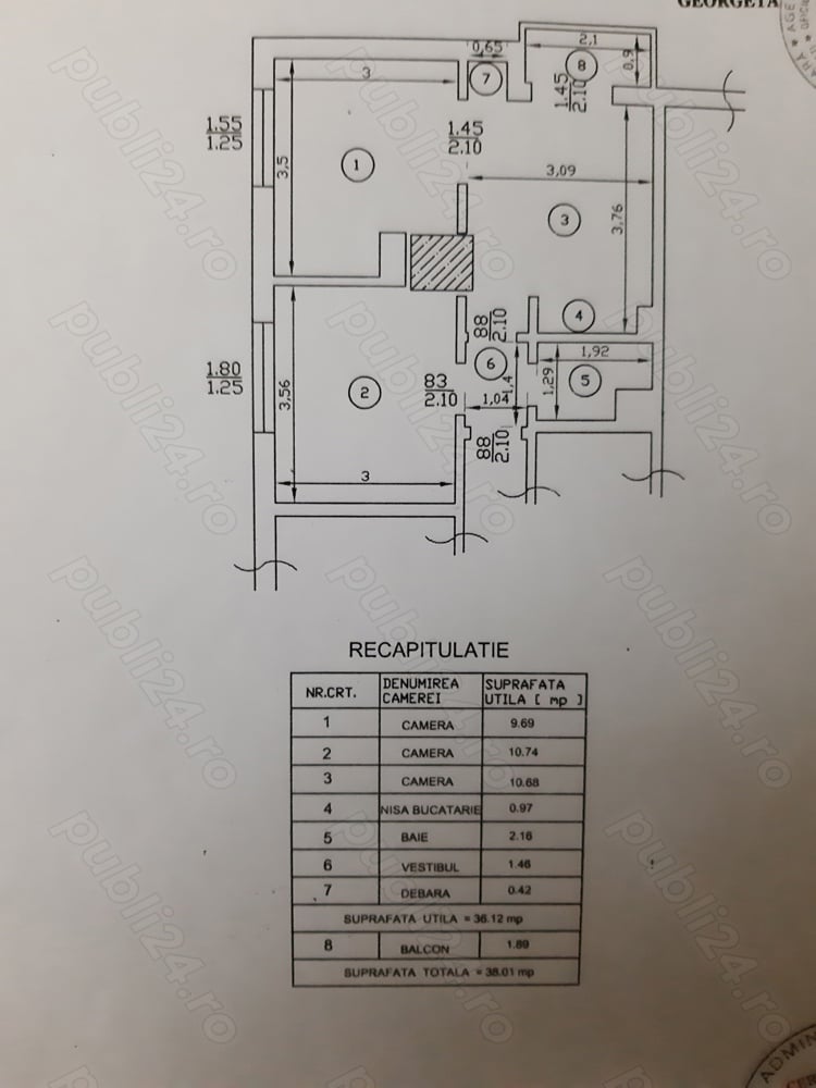 apartament 3 camere 