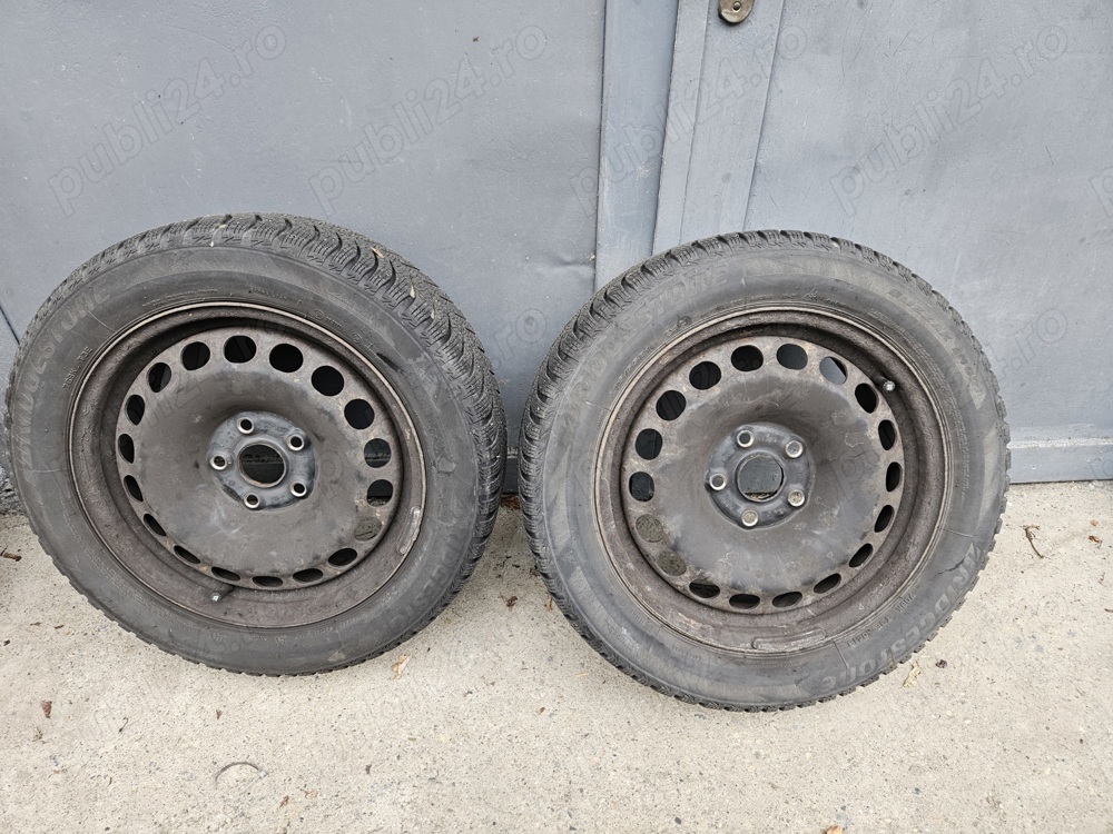 Cauciucuri iarna 205 55 R16 Bridgestone cu jante