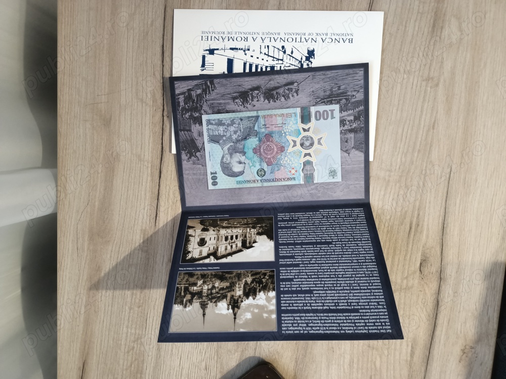 Bancnota 100 lei aniversare 185 ani de la nașterea lui Carol I