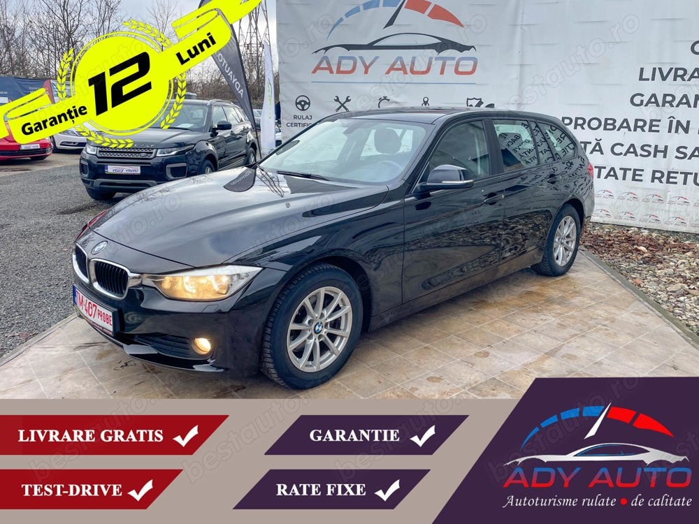 BMW 3er . 2,0 Diesel . Euro 5 . An 2014 06 . Rate fixe , Garantie 12 luni . Buy back . Test drive .