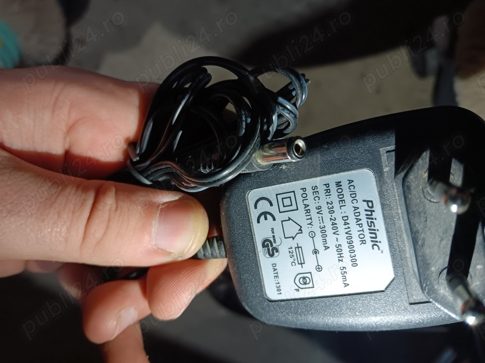 alimentator incarcator 9v dc 300ma