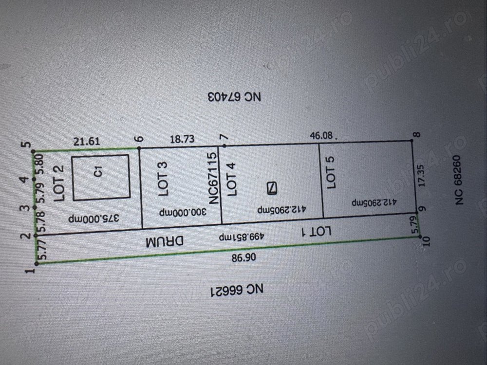 Vand teren loturi de casa Stefanesti de sus pret 85euro negociabil.direct propietar