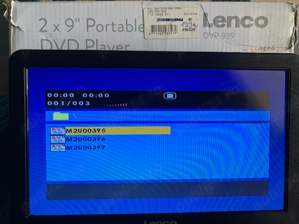 Doua DVD Player Lenco DVP- 939