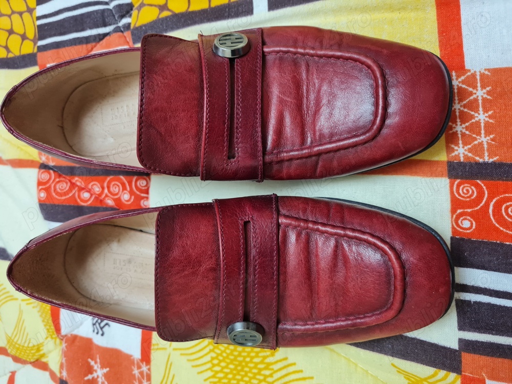 pantofi bordo Hispanitas marime 38