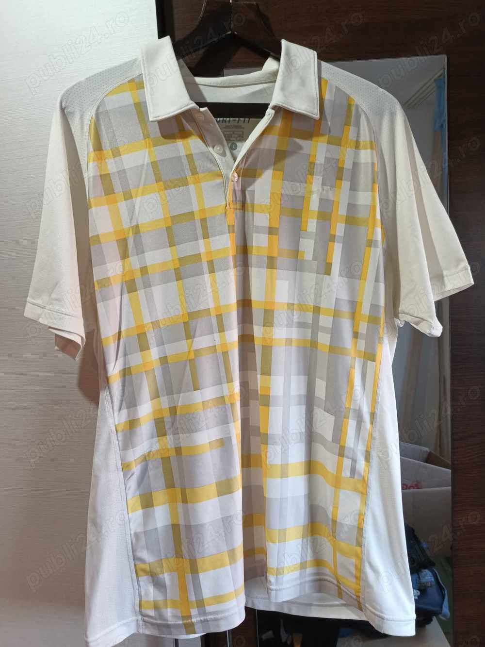 Tricou tenis Nike Dri Fit Rafael Nadal 2010 Miami Open Tennis Polo Shirt Size L 