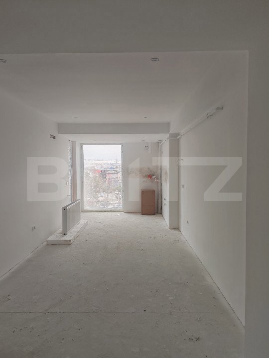 Apartament cu 2 camere semifinisat, 56 mp, zona centrala