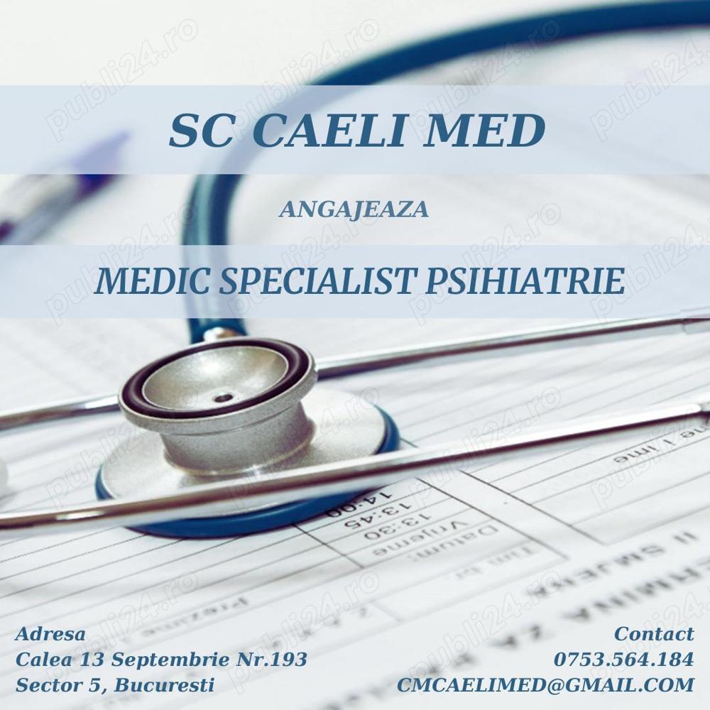 Medic specialist psihiatrie si neurologie