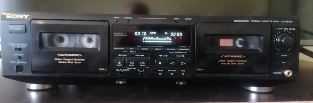 DECK Sony-TC-WE505, TC-K 415,TC-W 370,TC-WR610,Tuner Sony ST-V7700L