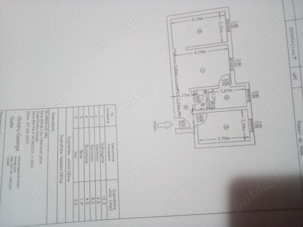 Apartament 3 camere