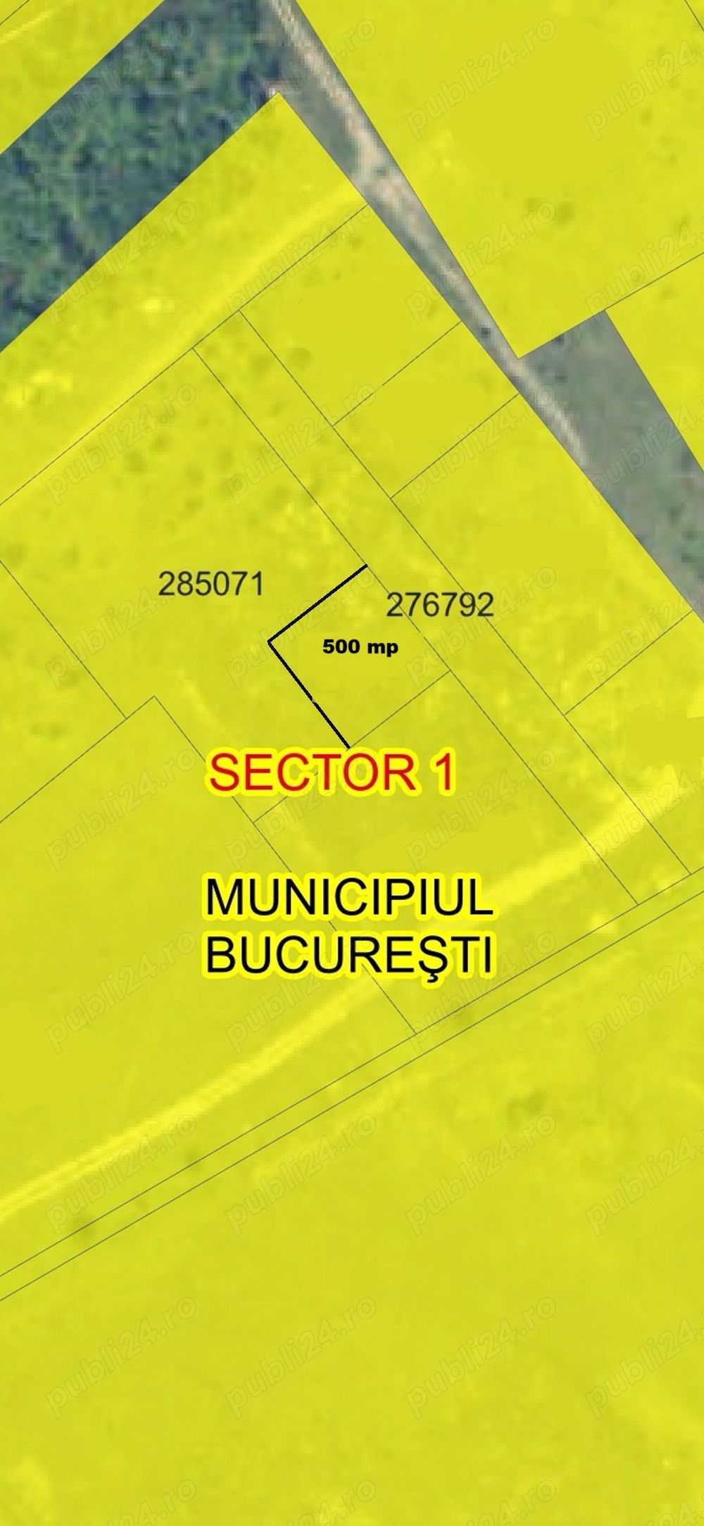 Vand Teren 500 mp Bucuresti sector 1