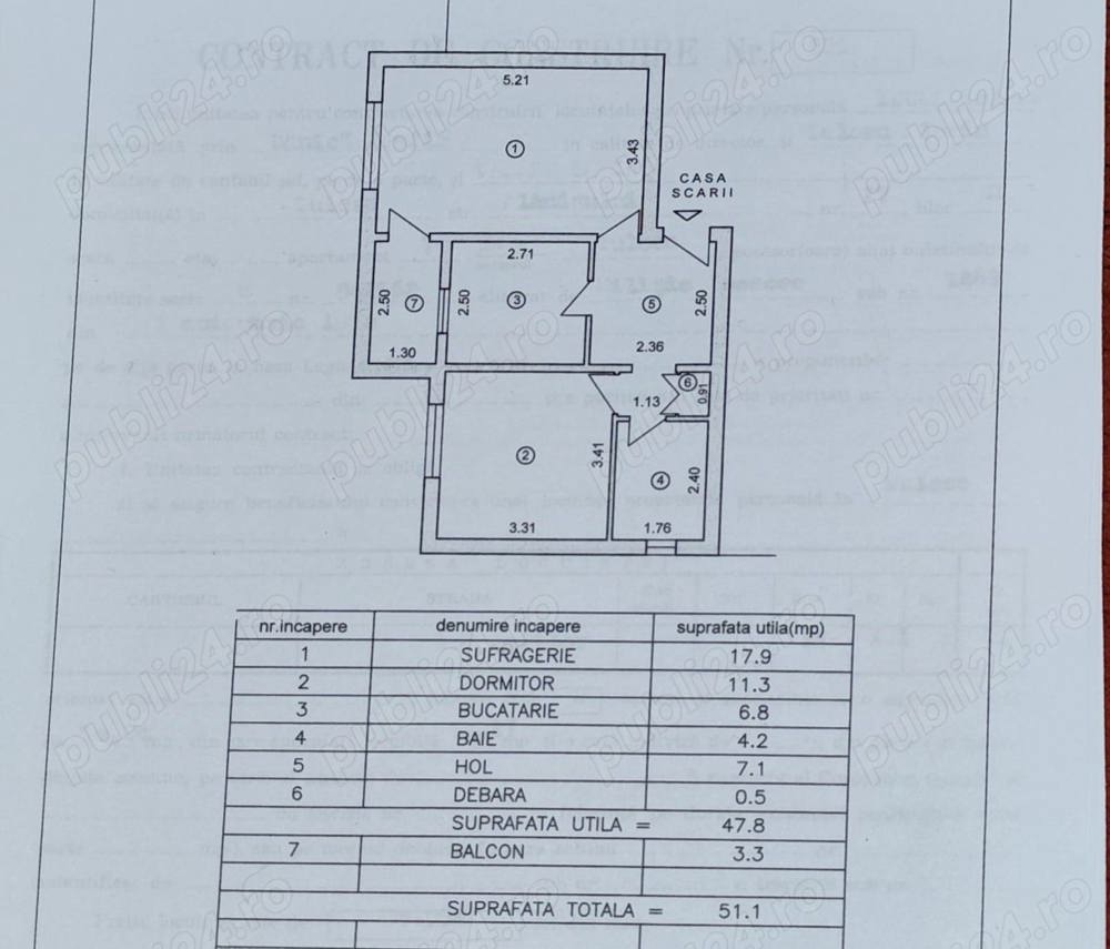 Apartament 2 camere str PODGORIILOR