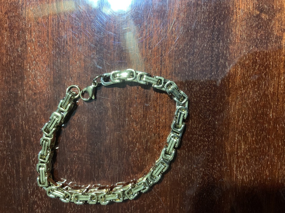 Brățară Stephen Oliver placată cu aur 18K din oțel inoxidabil 