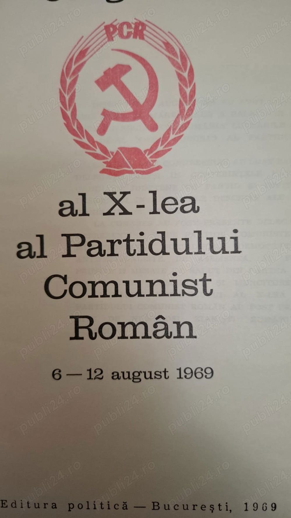 Congresul al X-lea al Partidului Comunist Român
