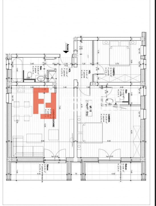 Apartament cu 3 camere, Giroc, zona Braytim - ID V4050