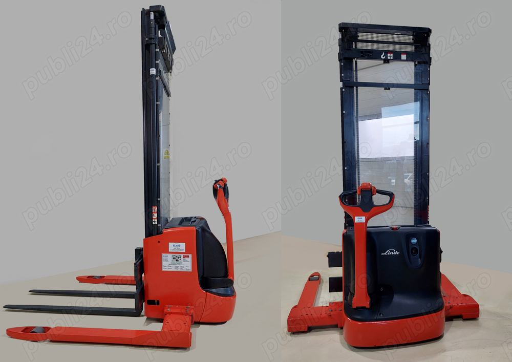 Linde Stivuitor electric cu operator pietonal L10AS | Capacitate de încărcare 1000 kg