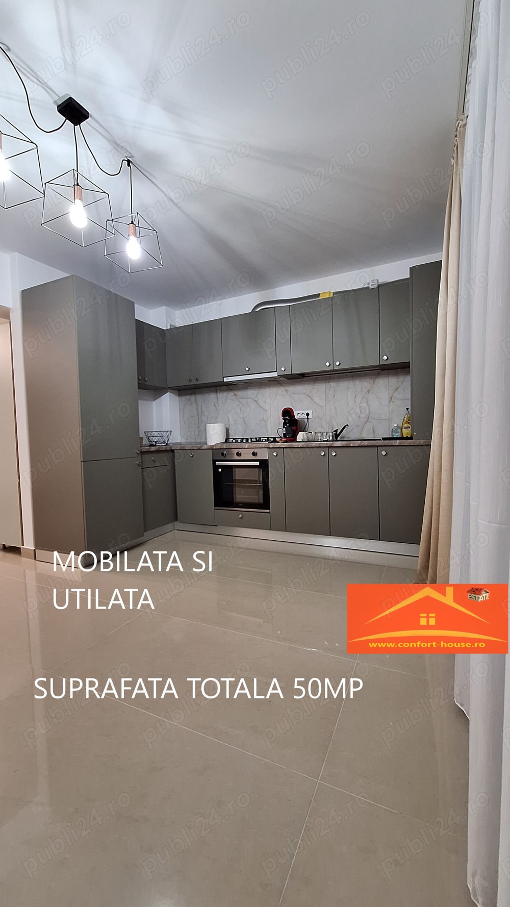 Garsoniera I Studio 50mp I Bl.Nou I Complet Utilata I Et.1I Ostroveni