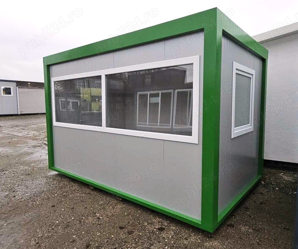 Container birou,cabina paza 4 m x 2,4 m x 2,6 m