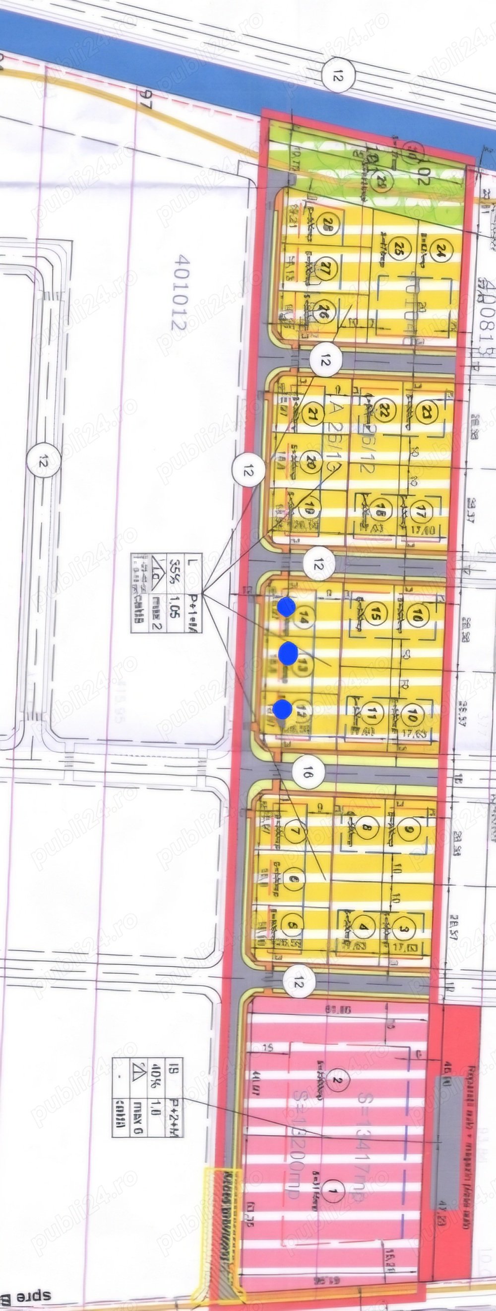 Vand teren intravilan, pozitie buna .Ultimele 3 parcele Bucovat, 500 mp - direct de la proprietar 