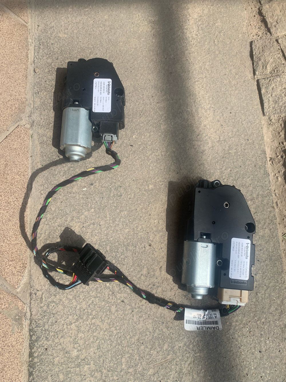 Motoras panorama mercedes w166