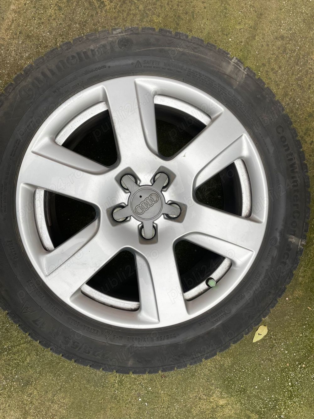 Vand roti de iarna pentru Audi cu jante originale