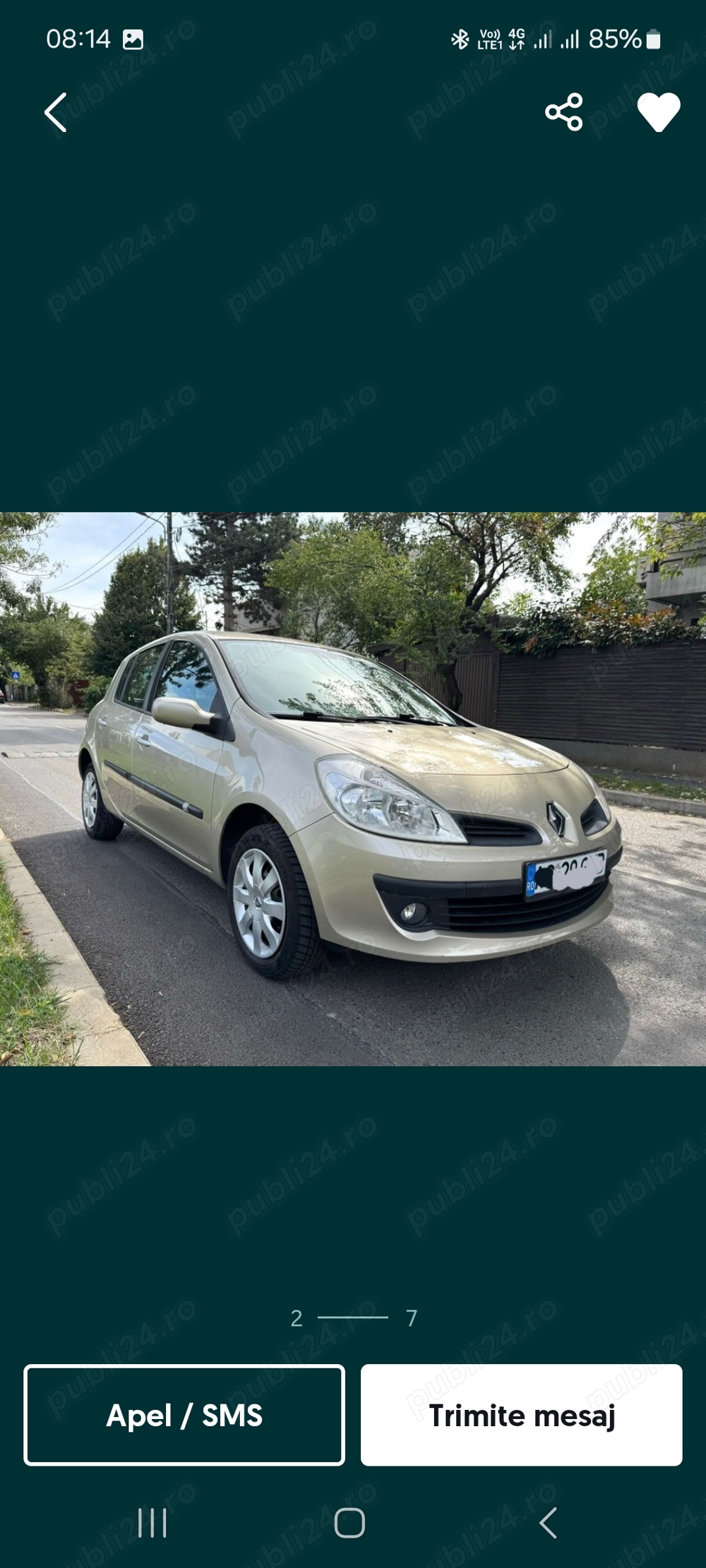 Renault clio 3 1.2 2007