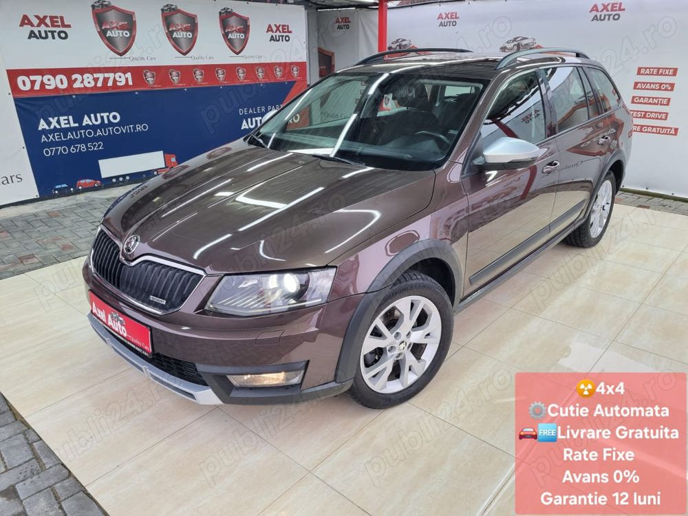 Skoda Octavia Scout, An 2016 05, Motor 2.0Diesel, 4x4, Rate Fixe, Avans 0% Livrare Gratuita