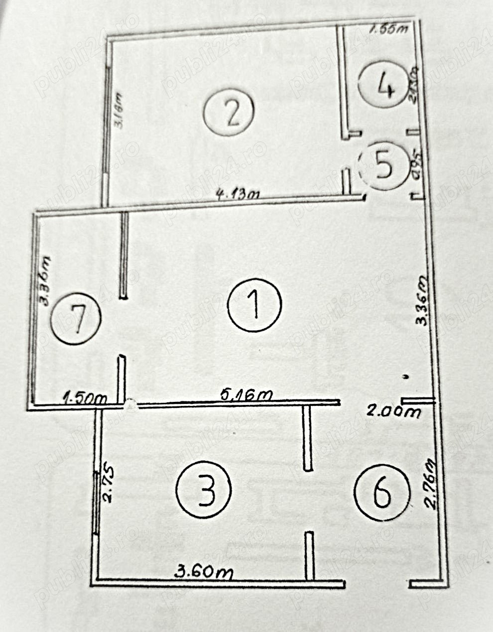 59000 Euro negociabil 2 camere, 50mp, semidecomandat, etaj 3, Micro 19.