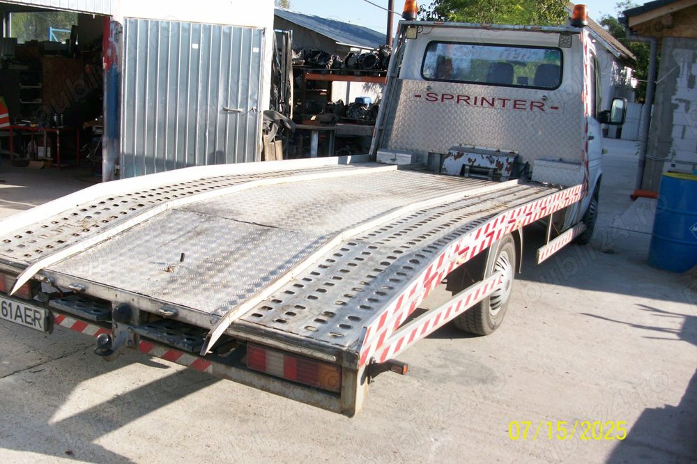autoplatforma mercedes sprinter 3,5 tone ba14 transport auto acte la zi