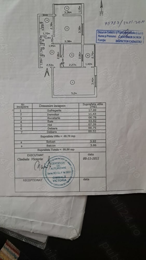 Apartament de vanzare