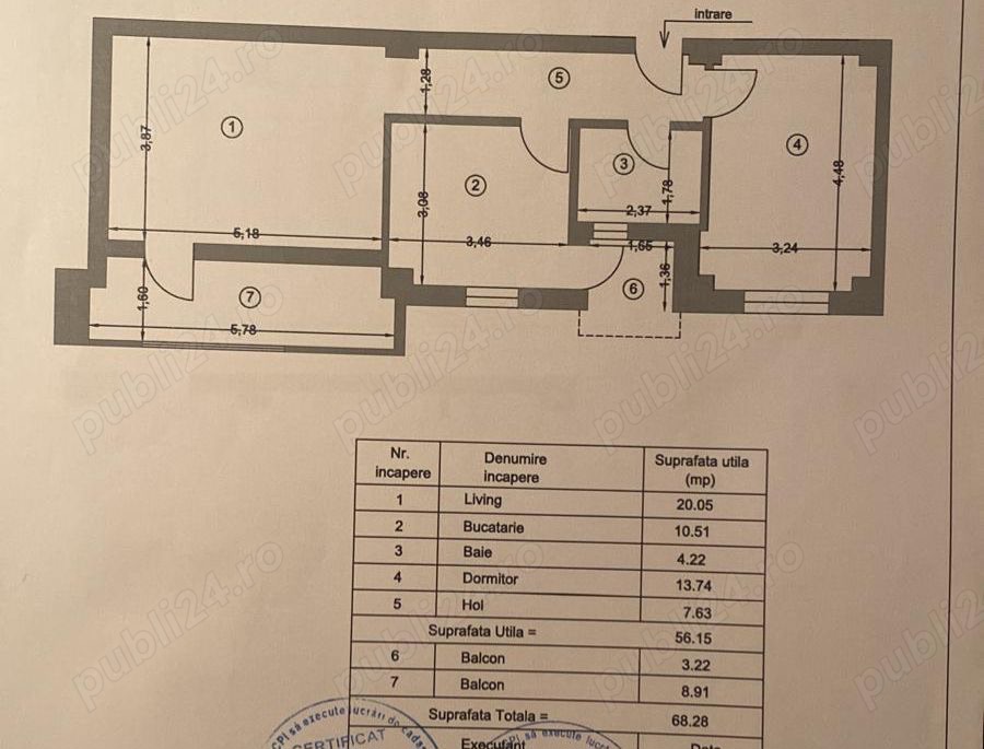 2 camere nord bloc 2019 etaj1 din 5 70mp loc parcare acoperita, mobilat 110000euro