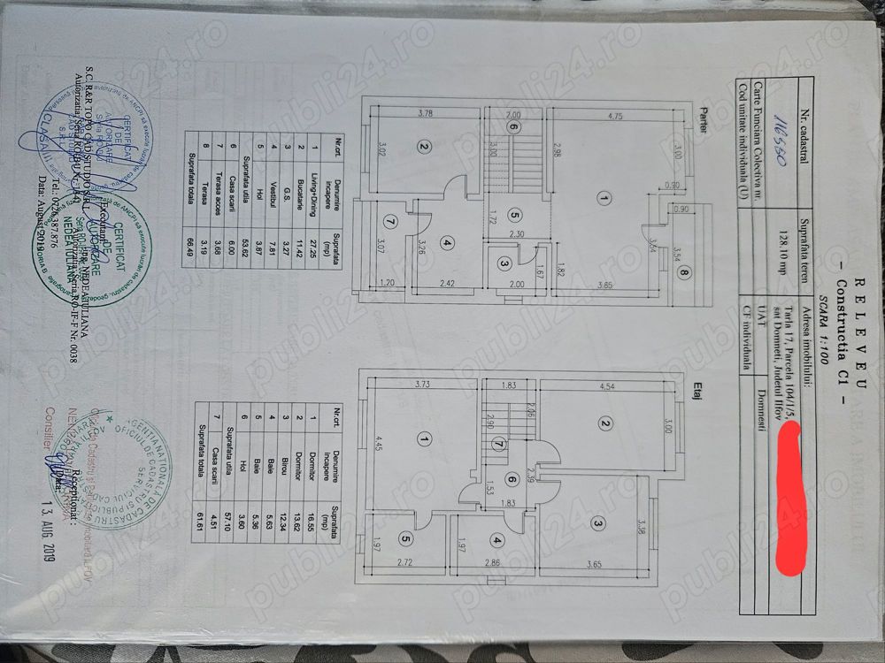 Proprietar direct vand casa constructie nou