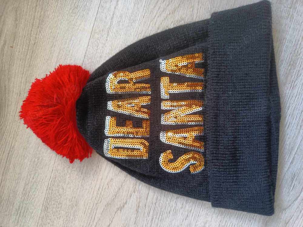 Caciula fes Dear Santa Unisex Knitted Beanie Hat Outdoor Sports Cap Winter