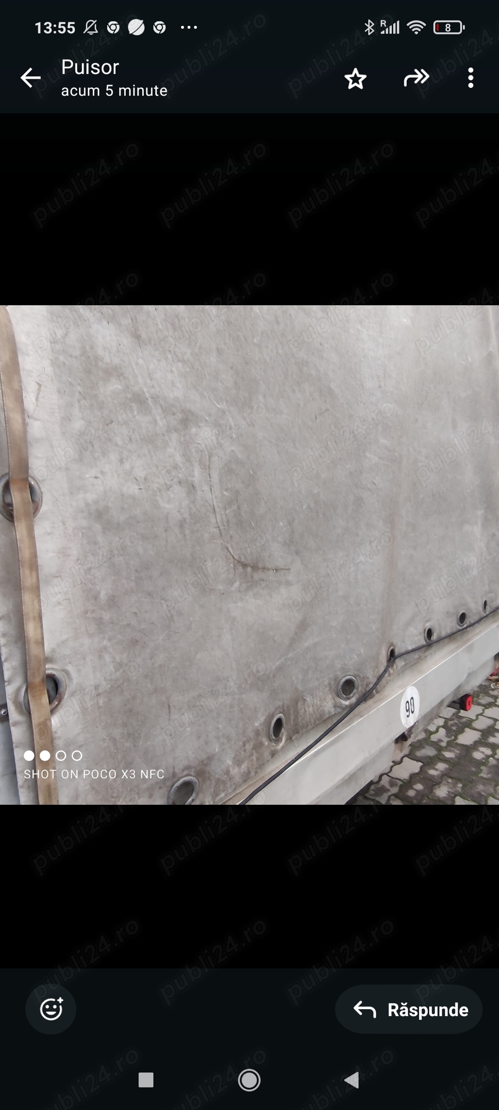 Vând schelet metalic cu prelată Fiat Ducato,Peugeot 