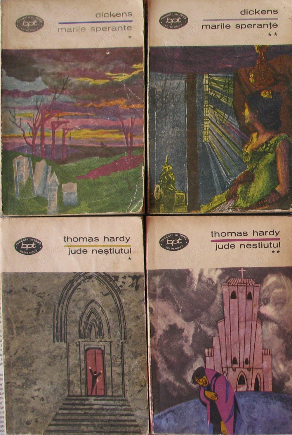 Carte - Charles Dickens = Marile sperante + Thomas Hardy = Jude nestiutul