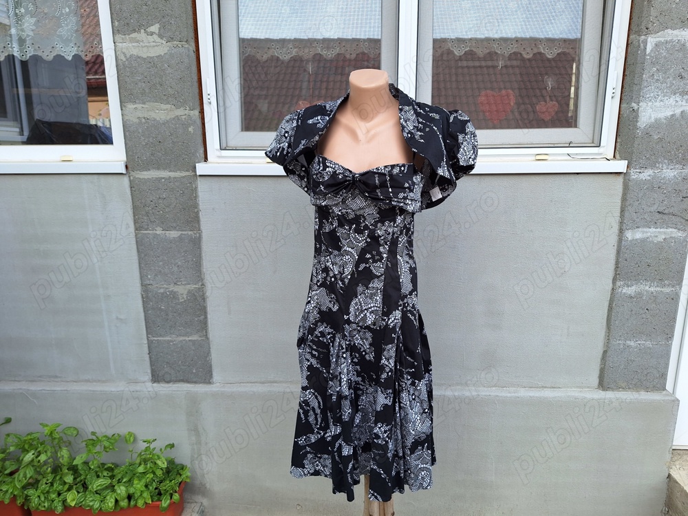 **Over 16 | rochie + bolero dama | bust 90 cm | mar. 40 - 42 | M - L