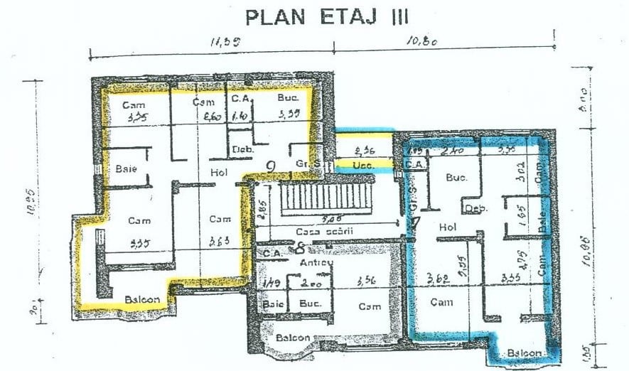 De vanzare 2 apartamente pe acelasi etaj in Nadlac cu garaj